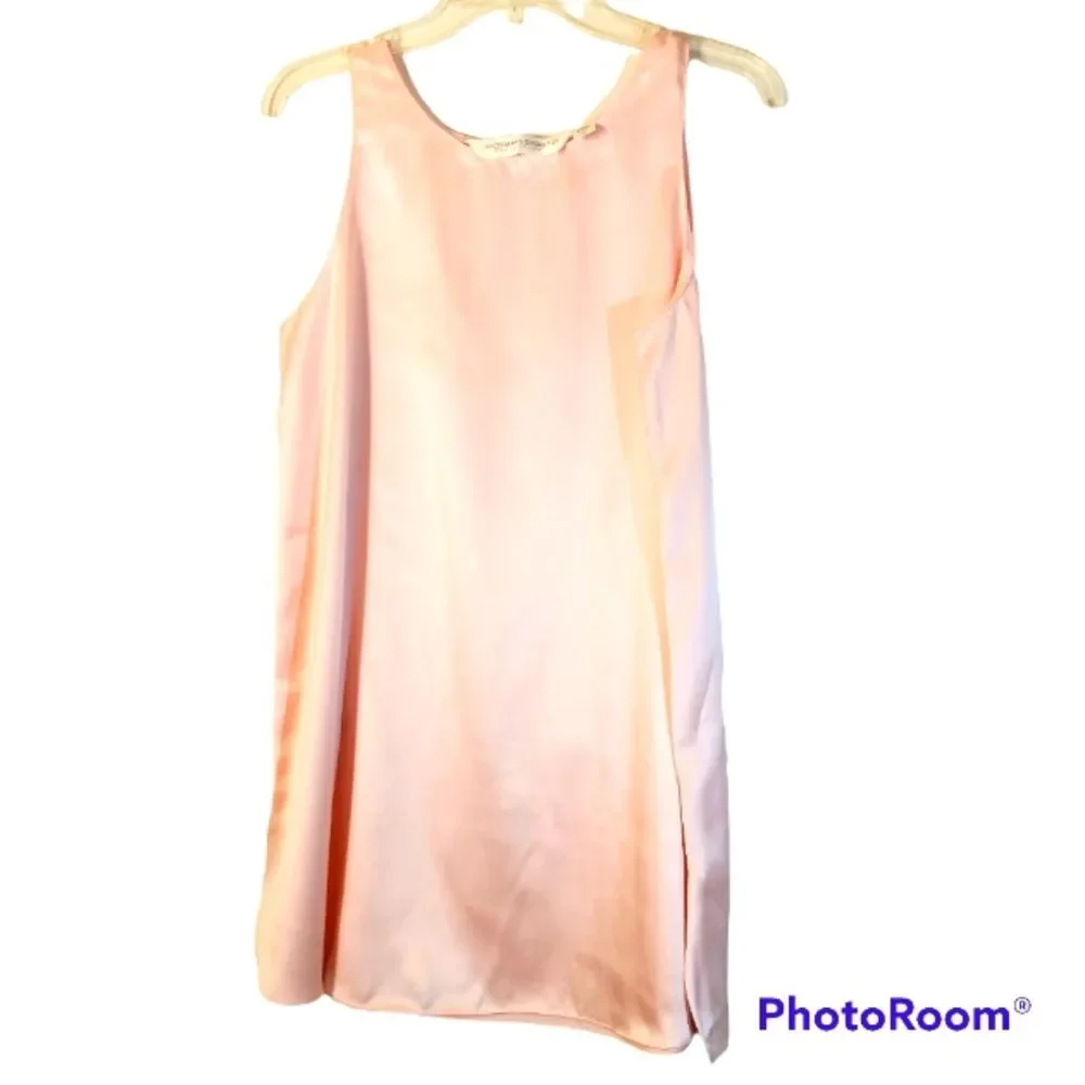 Victoria Secret Gold Collection Satiny Pink Night Gown sz S